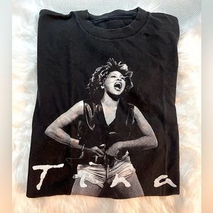 VINTAGE RARE TINA TURNER 1993 WHAT’s LOVE TOUR BLACK T SHIRT
